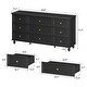 preview thumbnail 33 of 62, Modern Wood Dresser Bedroom Storage Drawer Organizer Closet Drawers