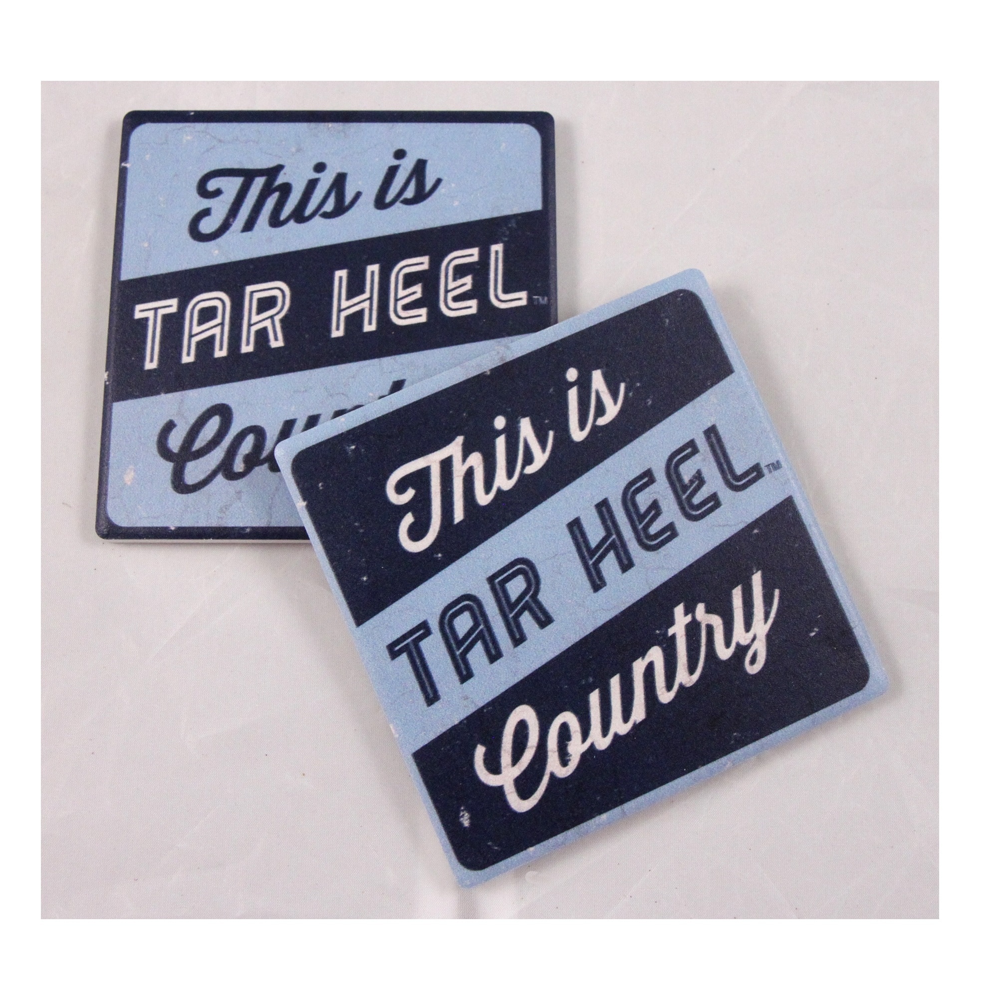 University of NORTH CAROLINA Coasters 4 pack Set NCAA