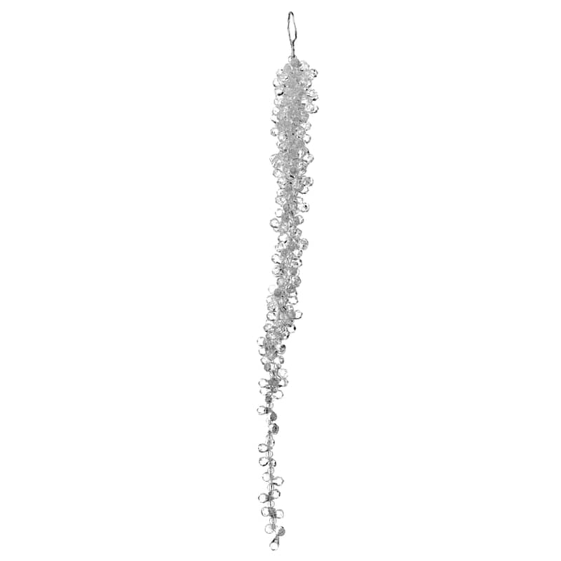16" Acrylic Bead Hanging Icicle Ornament