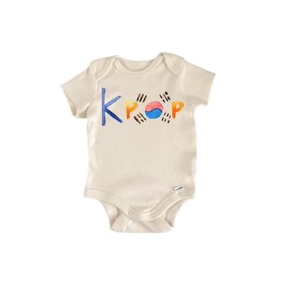 Kpop Korean - Baby Boy Girl Clothes Infant Bodysuit Funny Cute Newborn