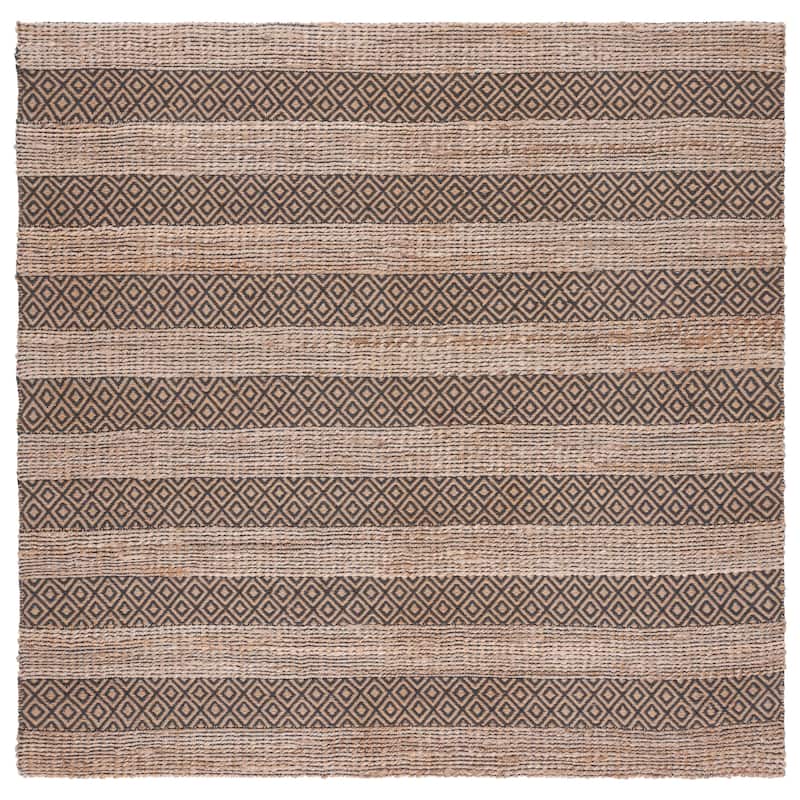 SAFAVIEH Handmade Natural Fiber Jalynn Geometric Seagrass Rug