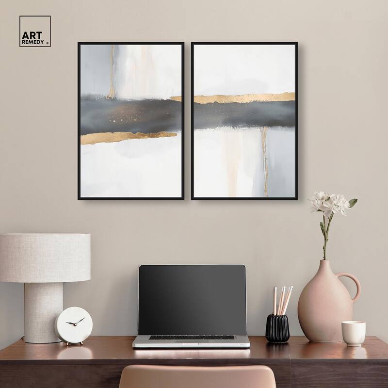 Azure Horizon I Canvas Set of 2 by Art Remedy