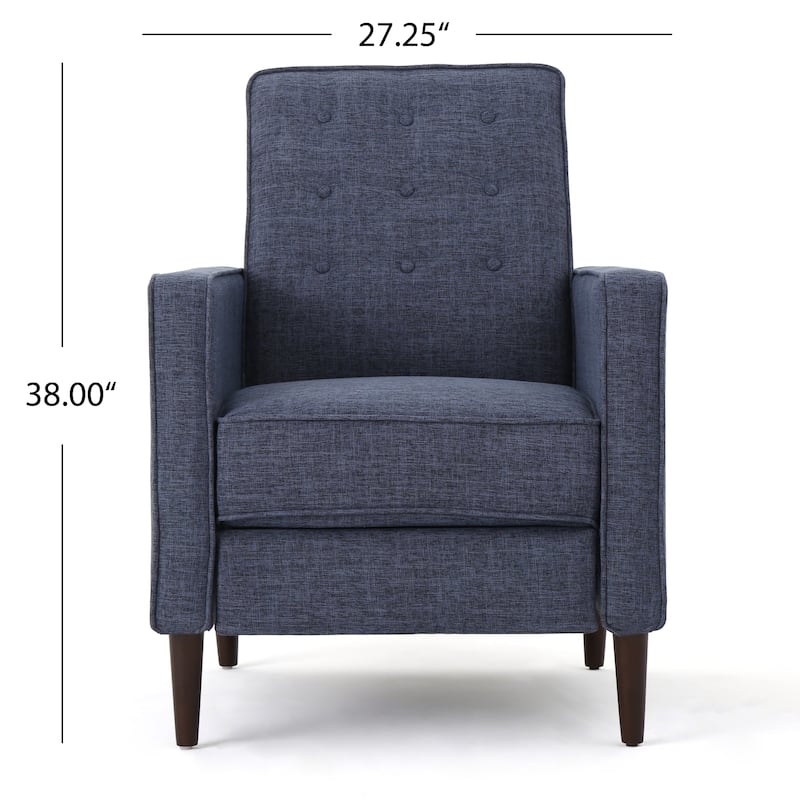 Mervynn Mid-century Tufted Recliners (Set of 2) by Christopher Knight Home