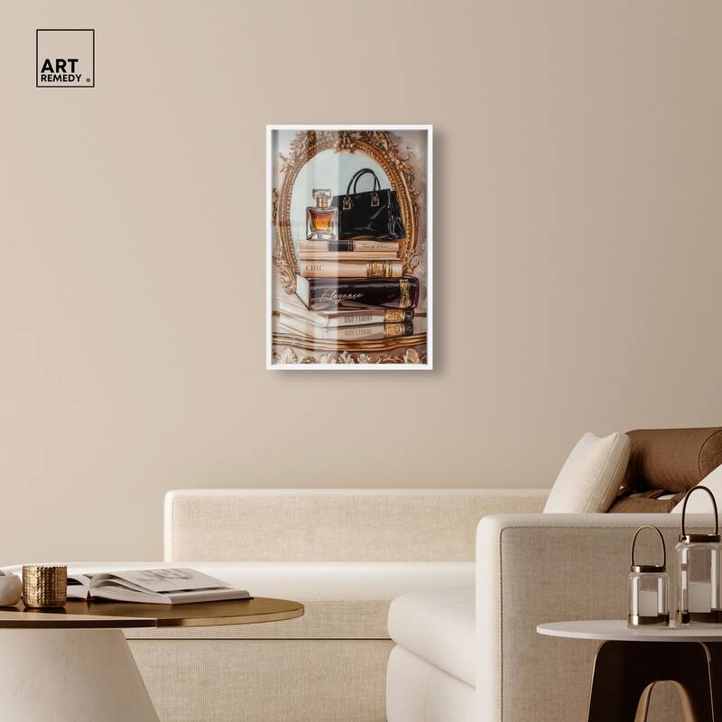 Elegant Glam by the Mirror Shadowbox by Art Remedy