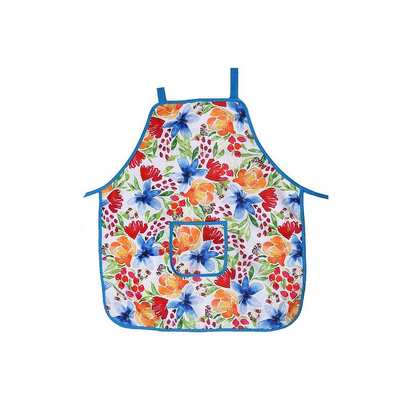 Apron With Pocket (Floral Delight) - Set of 2 - Multicolor
