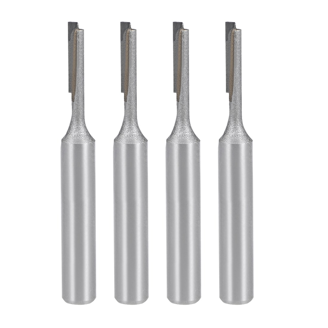Router Bit 1//4 Shank 1//8/" Cutting Dia Straight Flute Carbide Cutter Tool 4pcs