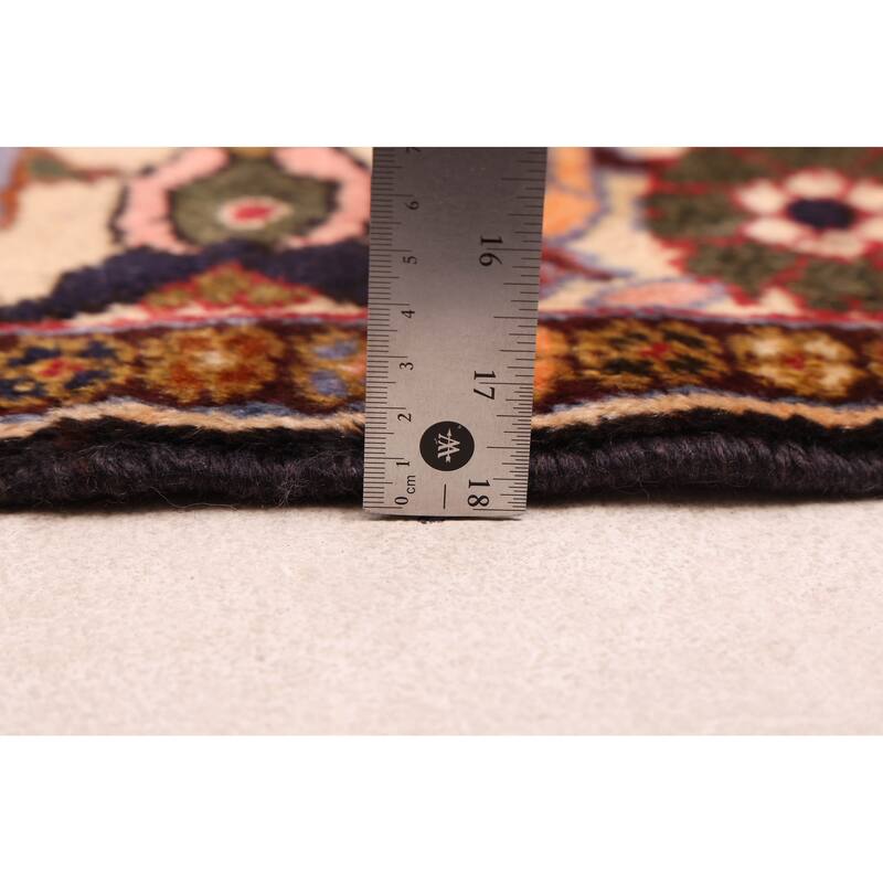 ECARPETGALLERY Hand-knotted Kayseri Dark Red Wool Rug - 4'8 x 7'0