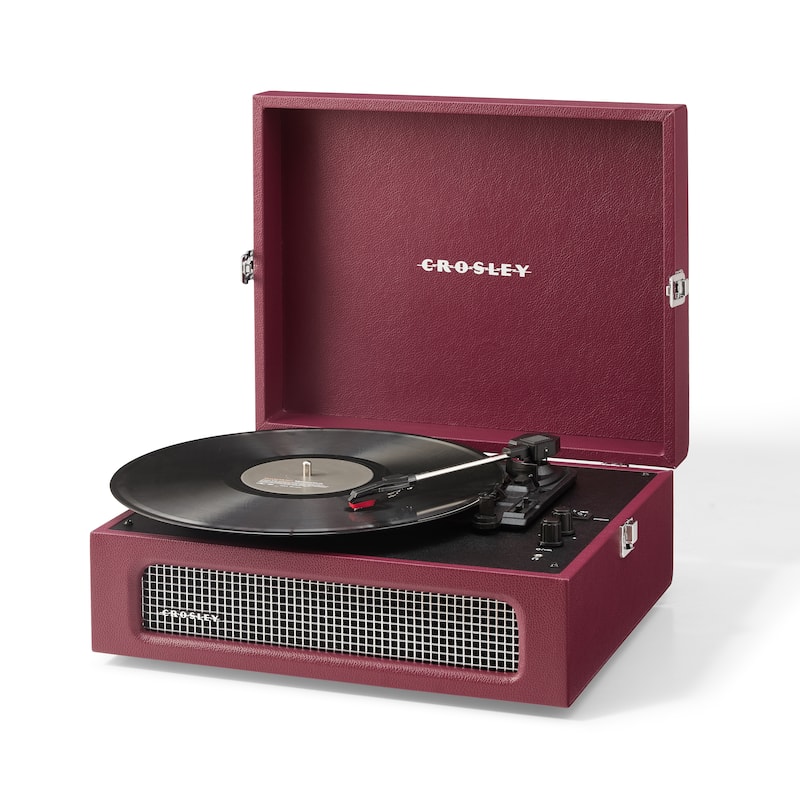 Crosley Voyager Record Player - Burgundy