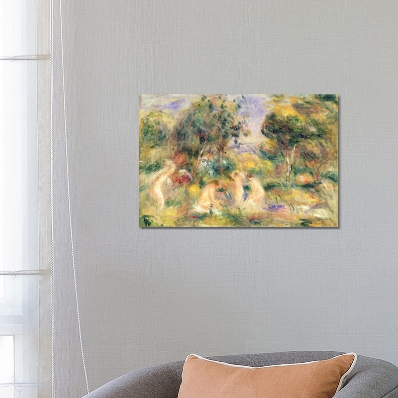 iCanvas "The Bathers" by Pierre-Auguste Renoir Canvas Print - 18x26x1.5
