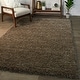 preview thumbnail 1 of 3, Nouvel Shag Area Rug 2' x 3'7" - Brown