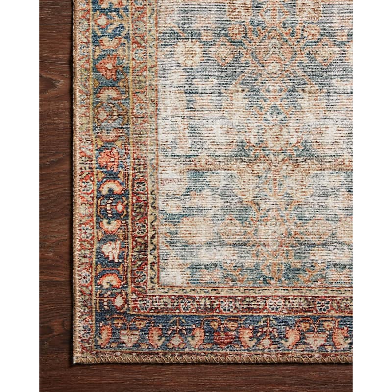 Alexander Home Dhanya Traditional Vintage Border Area Rug