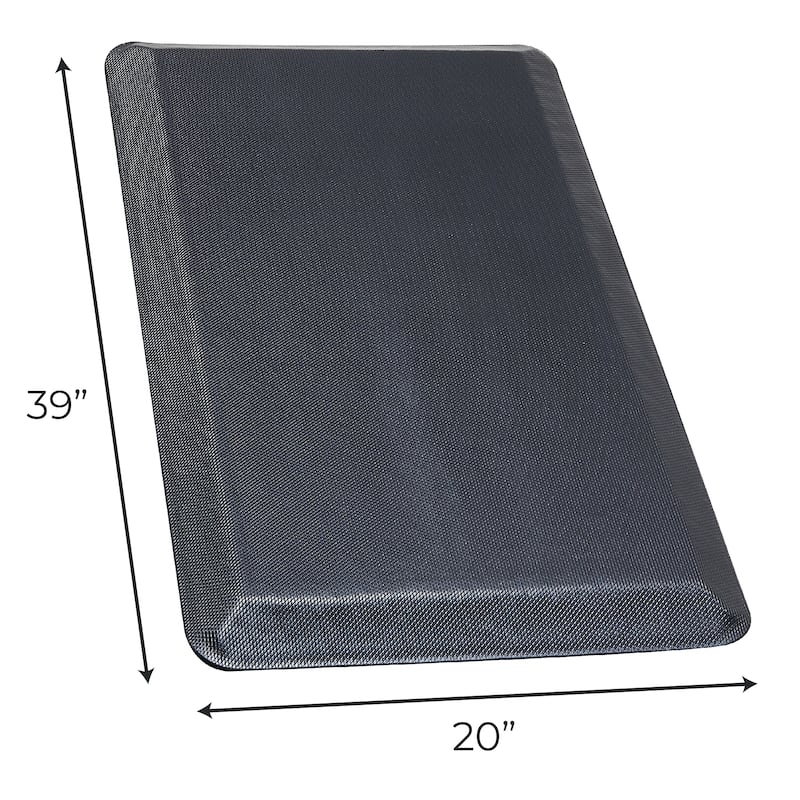 Linery & Co. Anti Fatigue Mat Comfortable Thick Padding for Kitchen or Office.