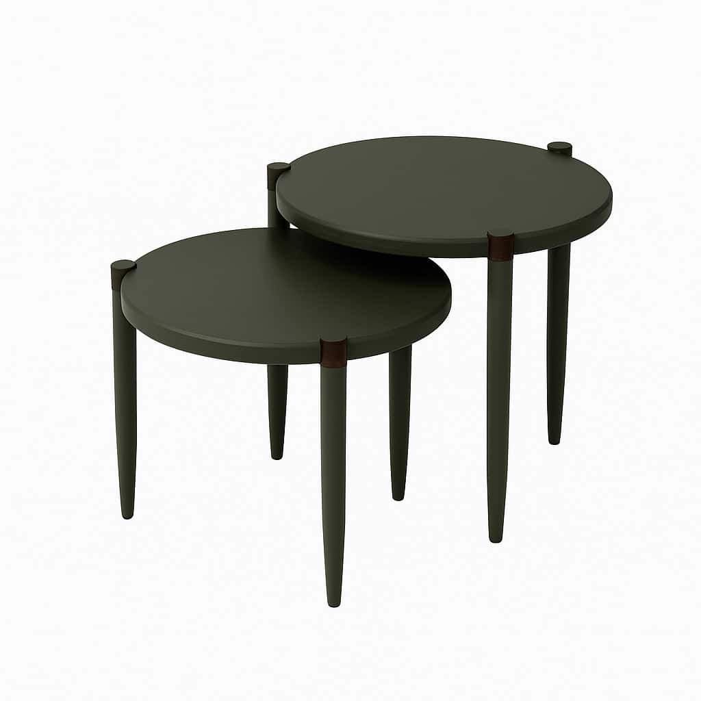 Leick Home 2-Pack Redonda Bay Side Tables