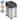iTouchless 8 Gallon / 30 Liter Stainless Steel Sensor Kitchen Trash Can with Odor Filter and Wheels
