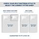 Bare Home 2-Pack Microfiber Fitted Bottom Sheets Deep Pocket