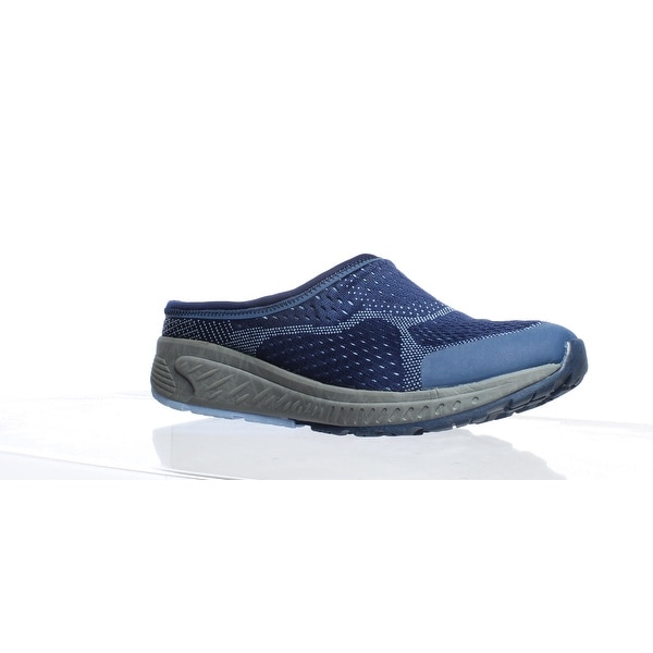 womens navy blue walking shoes