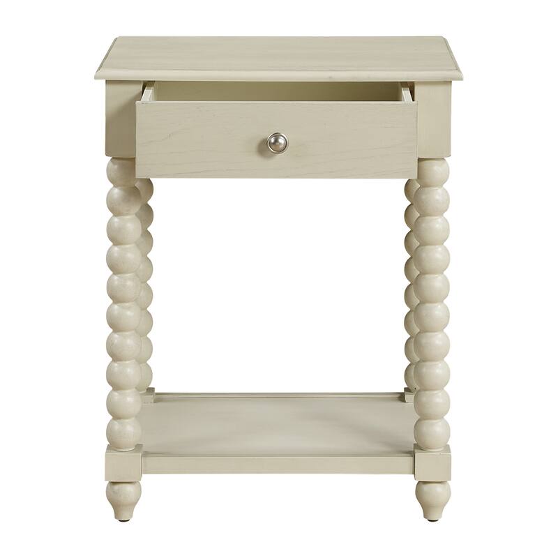 Elise Side Table in Black Finish