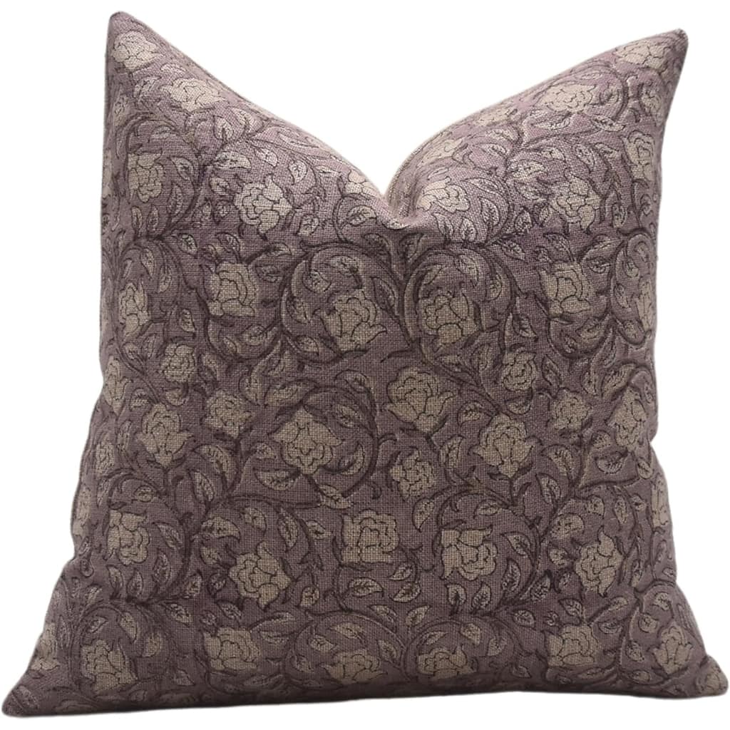 Fabdivine Linen Bohemian Block print pillow Cover