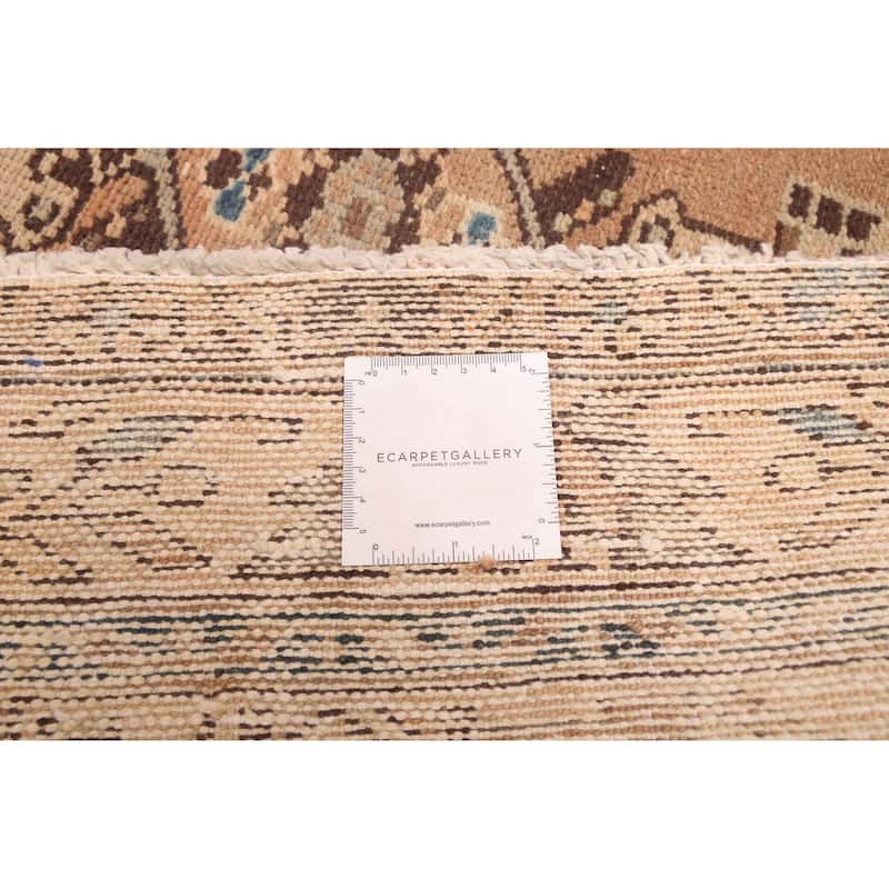 ECARPETGALLERY Hand-knotted Antalya Vintage Brown Wool Rug - 4'4 x 6'5