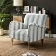 preview thumbnail 1 of 47, Seip Classic and Contemporary Striped Arm Chair with Spindle Legs by HULALA HOME BLUE