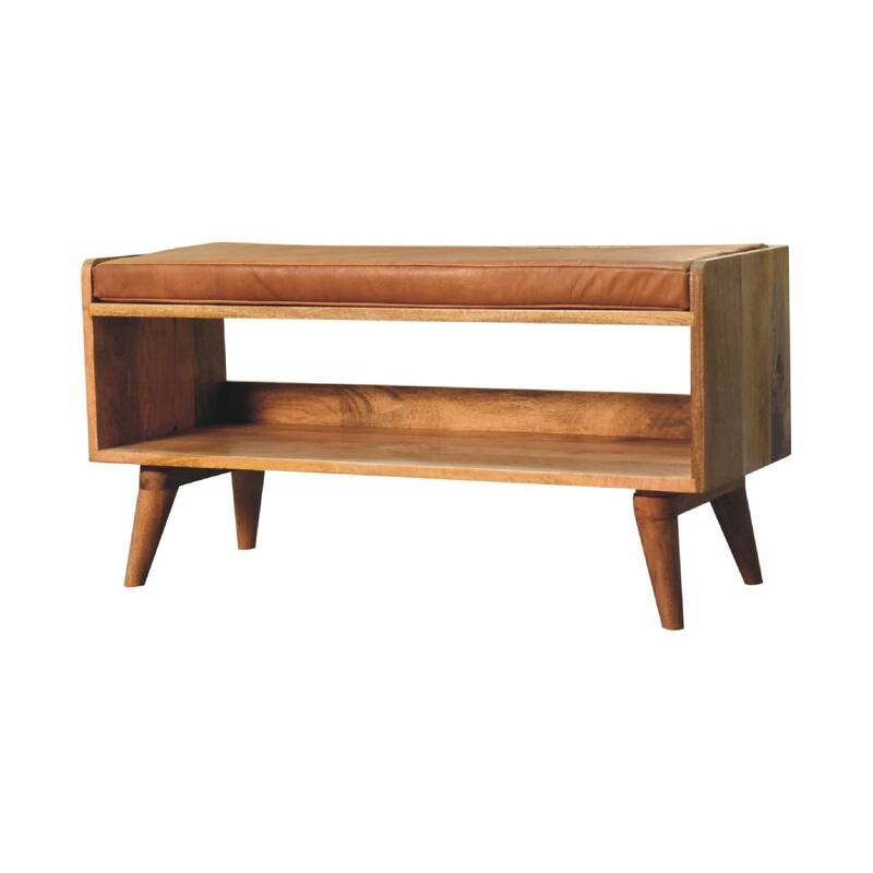 Elegant Design Bench with Leather Sturdy And Durable