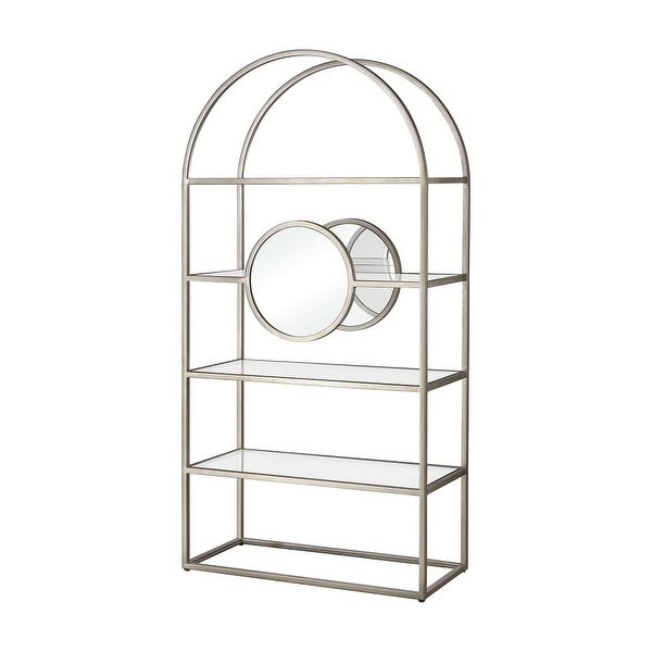 71” Silver Polaris Shelf with Antique Silver Finished - N/A
