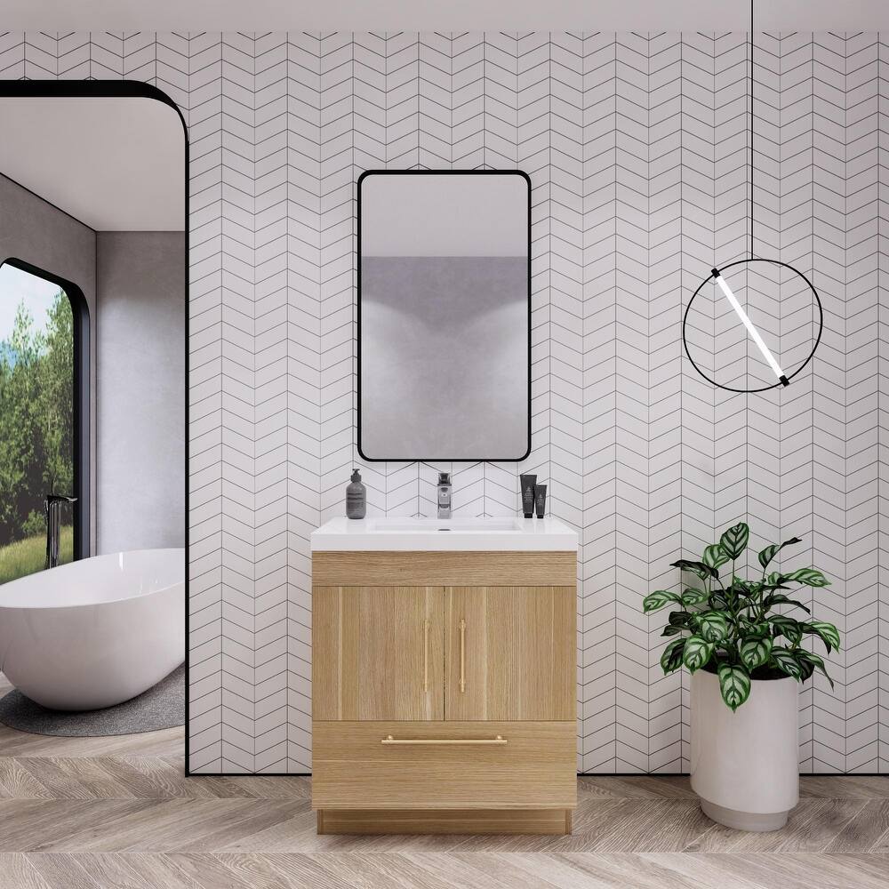 Eliza 30'' Freestanding Vanity with Single Sink