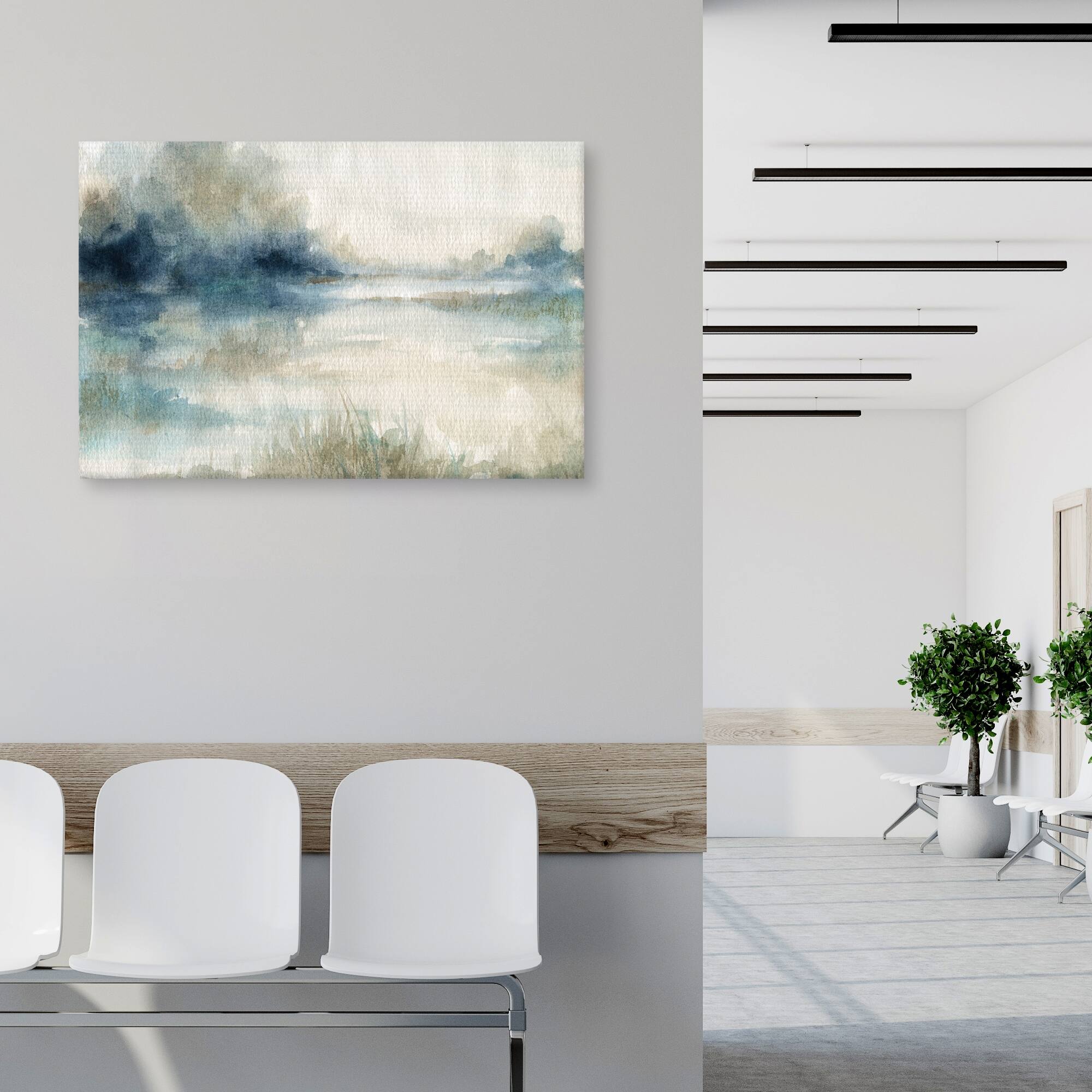 Still Evening Waters II by Carol Robinson Canvas Art Print Bed Bath