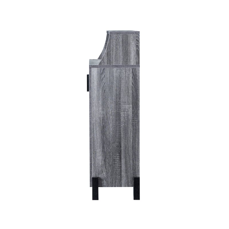 Sost Contemporary 5-shelf Shoe Cabinet by Furniture of America
