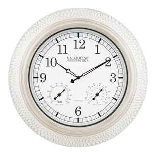 FirsTime & Co. Radiant LED Outdoor Clock, American Crafted 