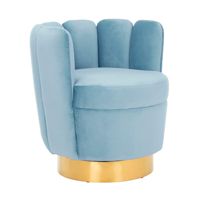 SAFAVIEH Couture Jauhen Channel Tufted Chair - 30Wx30Dx33H
