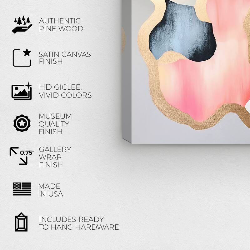 Wynwood Studio Canvas Abstract Some Chakras Gold and Metallic Gold Modern & Contemporary Wall Art Canvas Print