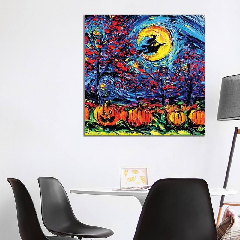 iCanvas "Starry Halloween" by Aja Trier Canvas Print - 37x37x1.5