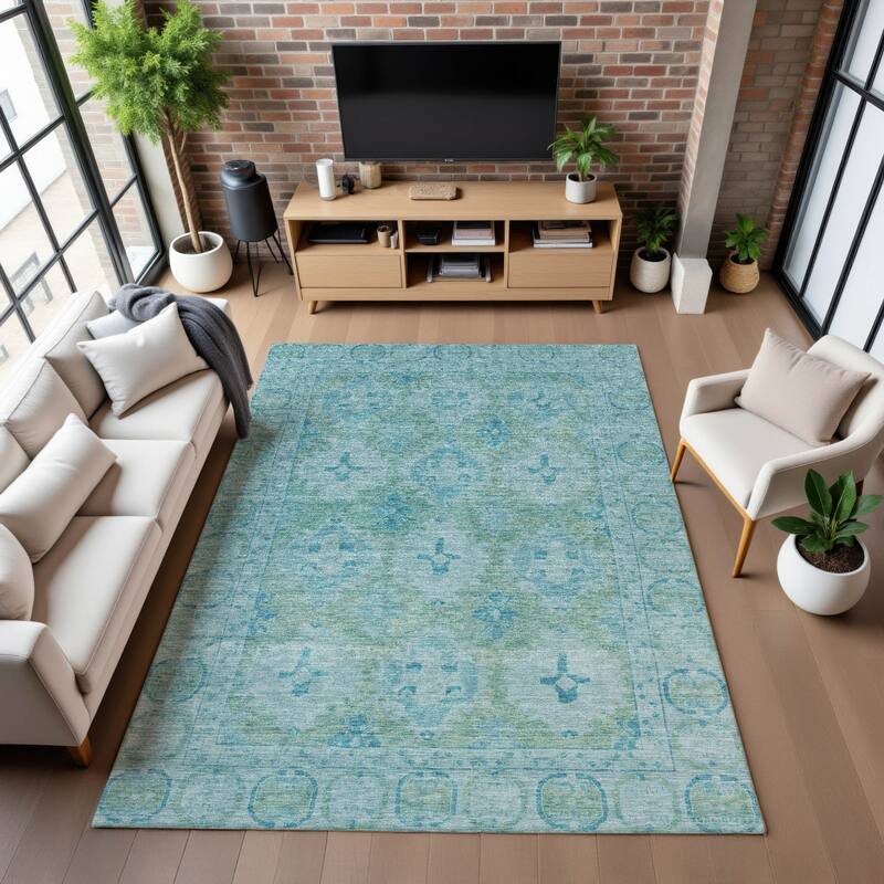 Premium Washable Super Soft Vintage Traditional Mayfield Rug