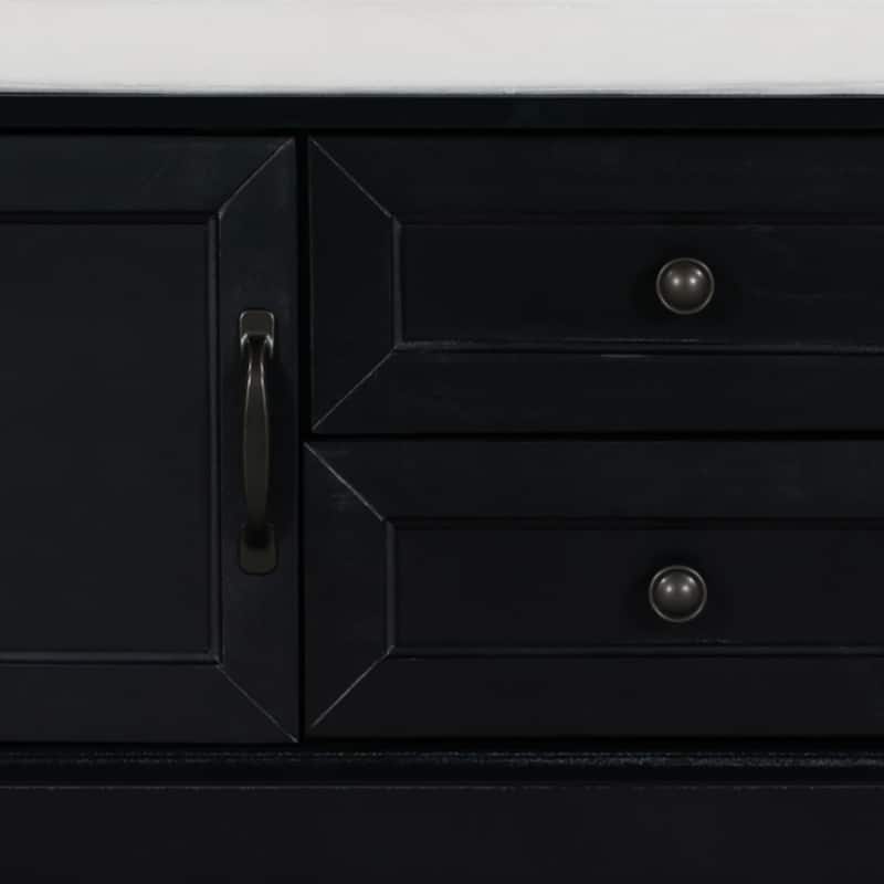 Vintage Chic Wooden Storage Bench with Removable Foam-Filled Velvet Seat Cushion