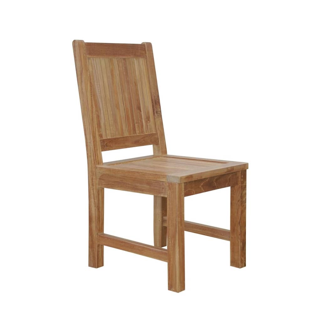 Luxury Teak Dining Chair with Solid Wood Comfort, Ideal for Restaurant or Cafe Seating - 18