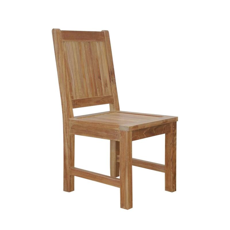 Luxury Teak Dining Chair with Solid Wood Comfort, Ideal for Restaurant or Cafe Seating - 18