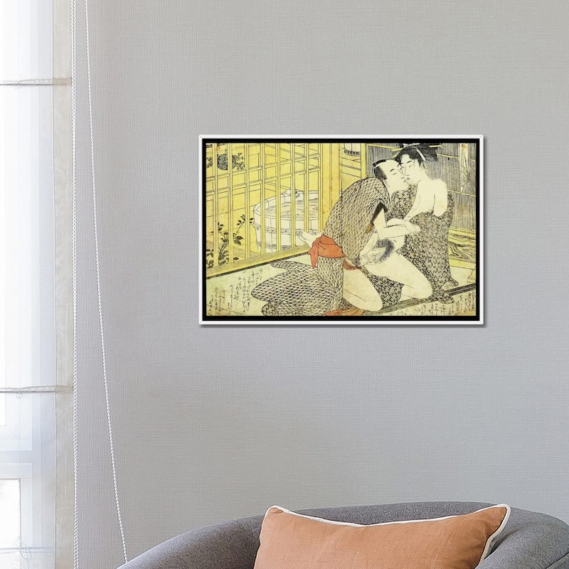iCanvas "Bathhouse Sessions 2" by Unknown Artist Framed Canvas Print