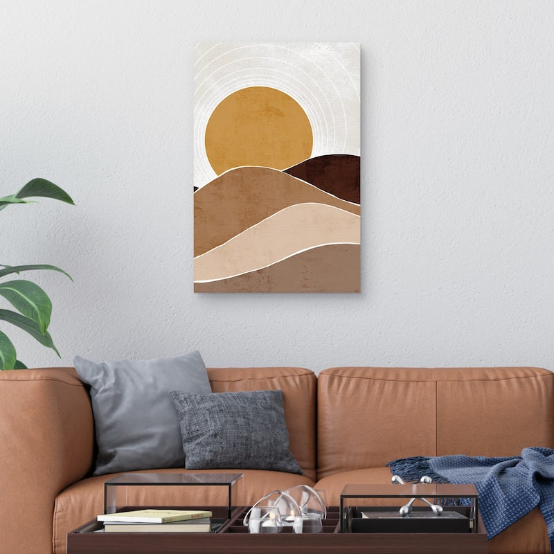 Sienna Horizons I by Belle Maison Canvas Art Print