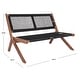 preview thumbnail 45 of 58, SAFAVIEH Kobina Outdoor Foldable Bench - 45" W x 30" D x 30" H