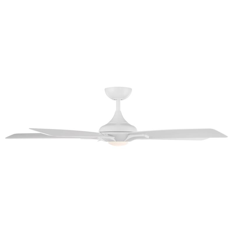 Mykonos Indoor and Outdoor 5-Blade Smart Ceiling Fan 60in with 3000K LED Light Kit and Remote Control