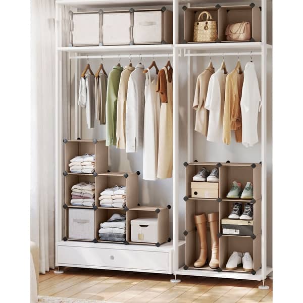 SONGMICS 9 Cube Storage Shelves, Open Bookshelf, Closet For Family Study, Storage Organiser, 30 X 110 X 110 Cm, Cabinet In Living Room, Bedroom