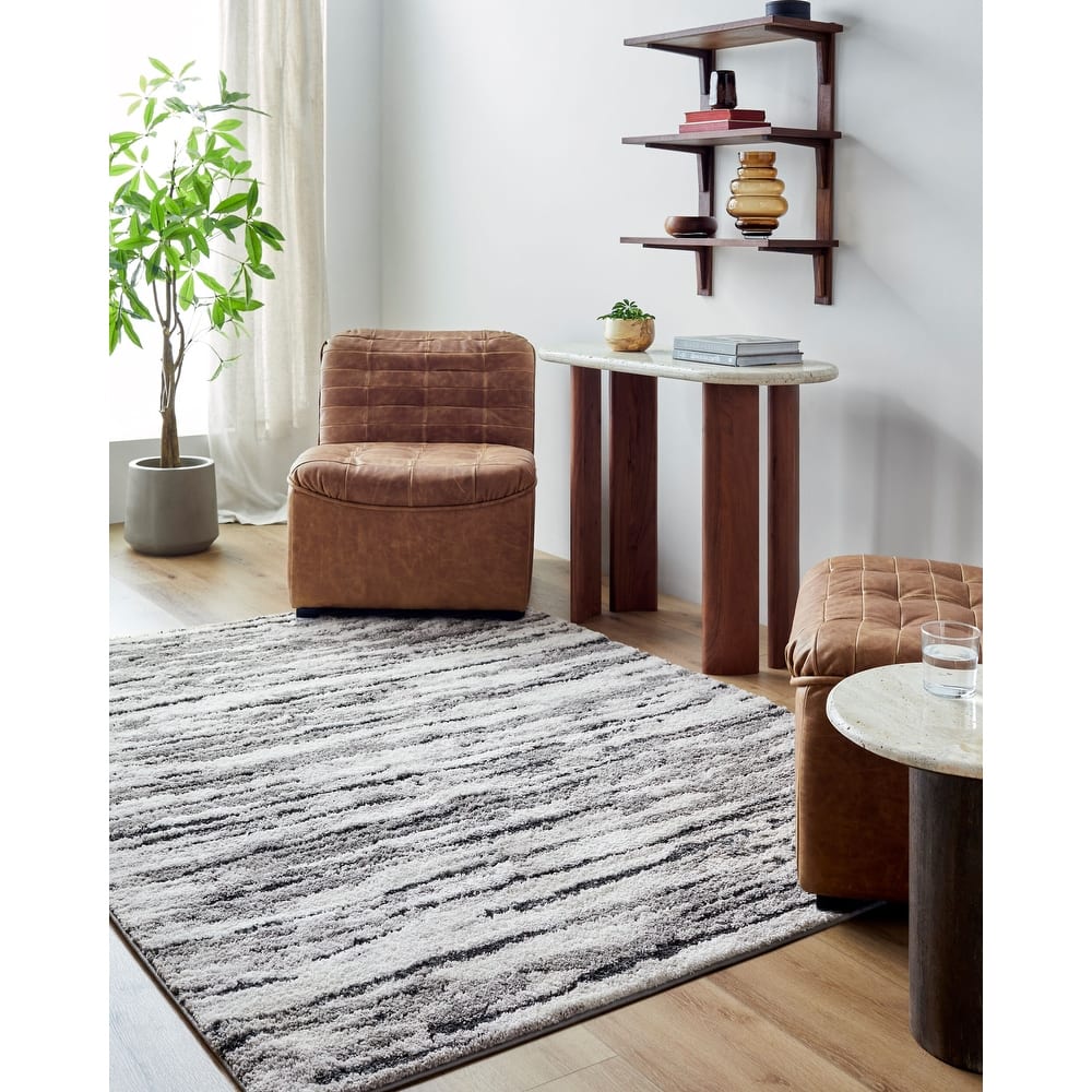 Livabliss Transitional Portofino Stripe Area Rug