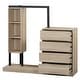 preview thumbnail 32 of 33, Modern Wardrobe Closet with Drawers Shelves and Cabinets Storage Organizer - 55.30"L