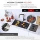 preview thumbnail 9 of 42, Dual-Mount Stainless Steel Workstation Kitchen Sink built in Accessories
