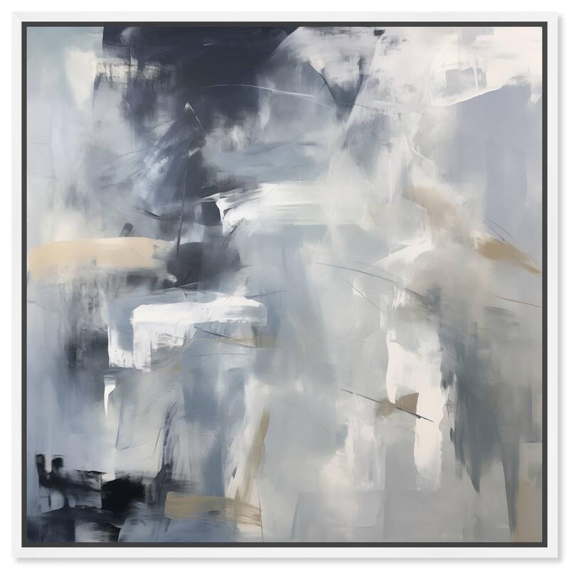 Pulse of the Storm I Canvas by Art Remedy - White - 20" x 20"