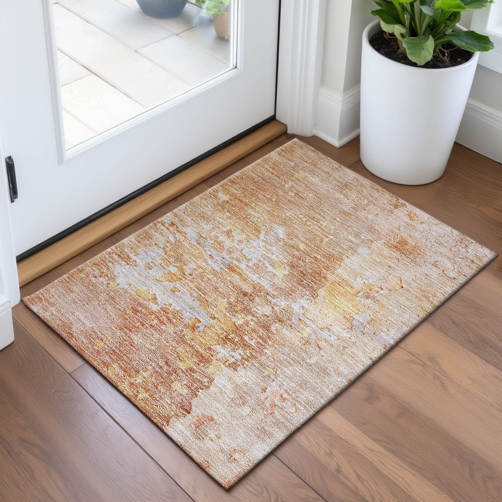 Premium Washable Super Soft Abstract Watercolor Mayfield Rug