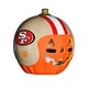 NFL San Francisco 49ers Ceramic Pumpkin Helmet - Bed Bath & Beyond ...