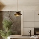 preview thumbnail 2 of 1, Hunter Hiro 1 Light Pendant - Kitchen, Dining Room, Entry - Contemporary, Modern - Statement Lighting!