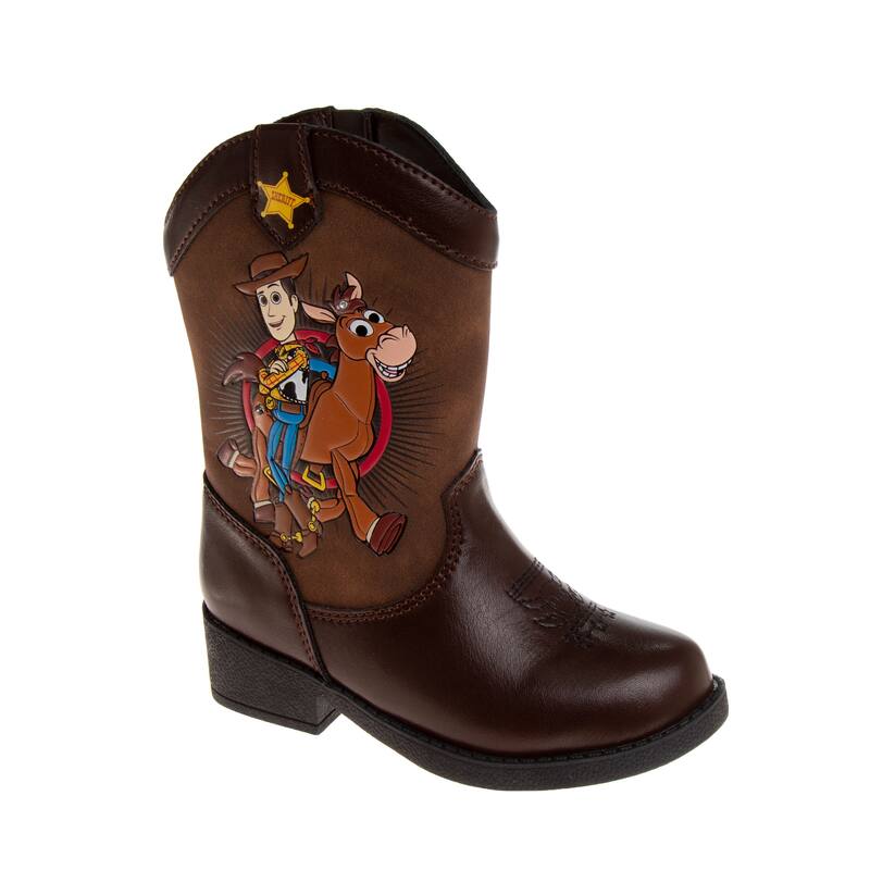 Disney Pixar Toy Story Slip on Cowboy Boots - 8 - Brown